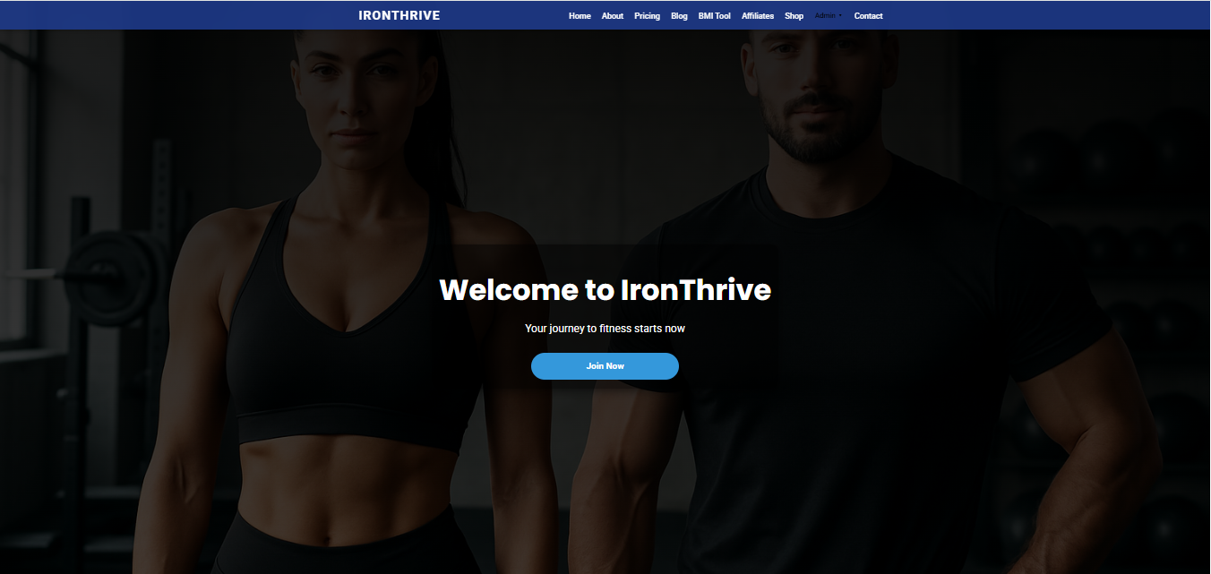 IronThrive project screenshot